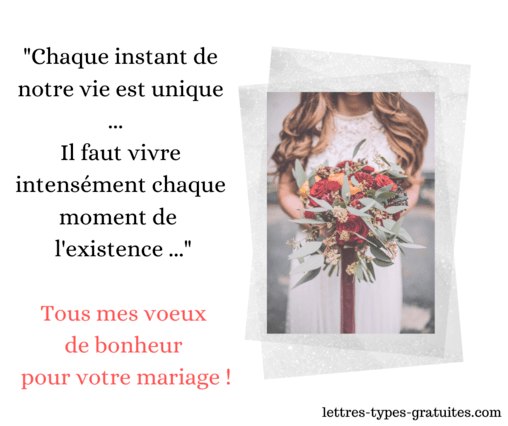 Modèle petit discours félicitations mariage - Message Poème Sms mariés