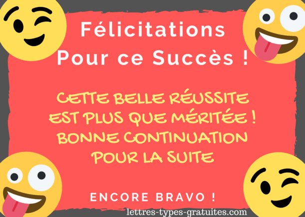 Messages Felicitations Reussite Scolaire Diplome Bac Brevet Concours