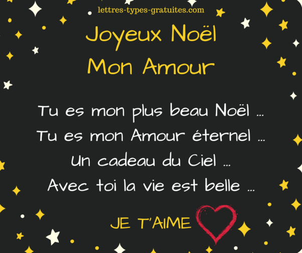 Message D Amour De Noel Sms Joyeux Noel Je T Aime Tendres Mots