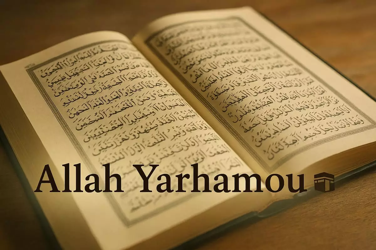 Coran sourates condoléances islam mort formules arabes