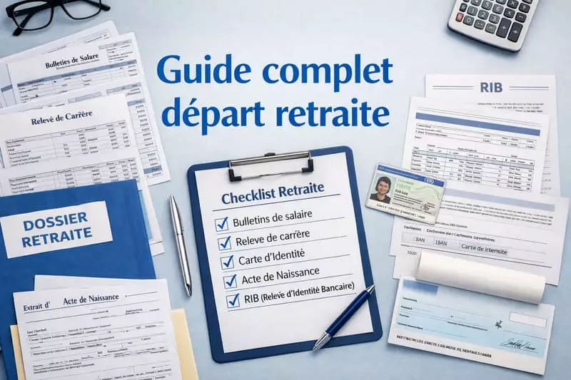 Documents administratifs dossier retraite justificatifs préparation