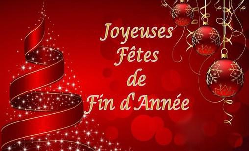 Joyeuses fêtes à tous - Bonne Année Joyeux Noël - Message voeux collectifs