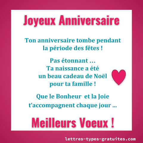 Bon Anniversaire Joyeux Noel Et Voeux Bonne Annee Beaux Messages