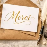 Message merci remerciement carte manuscrite lettre gratitude facebook