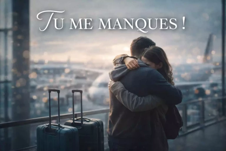 Message tu me manques lettre SMS amour distance séparation couple