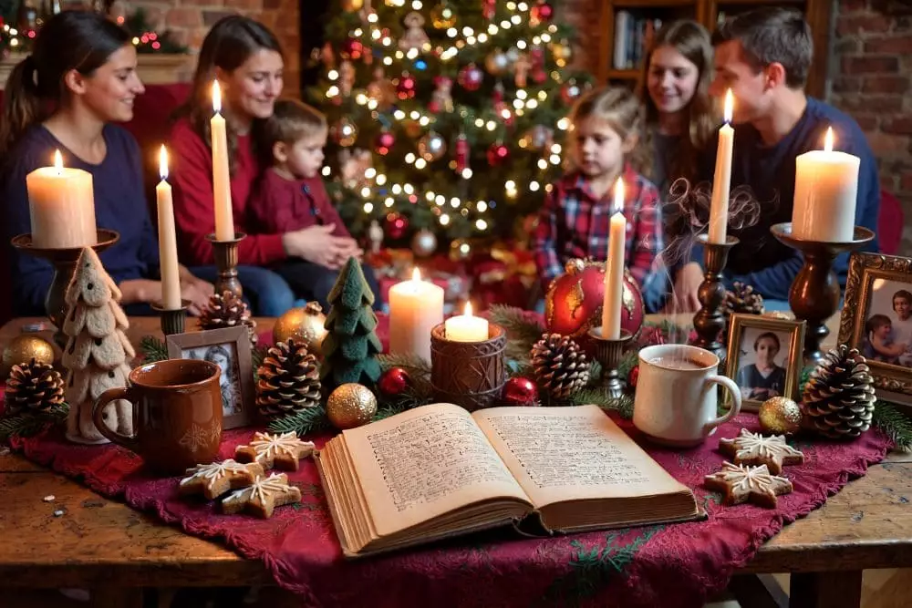 Poème de Noël en famille - Poésie touchante pour parents et enfants