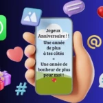 SMS WhatsApp anniversaire amitié téléphone message court rapide ami SMS WhatsApp anniversaire amitié téléphone message court rapide ami