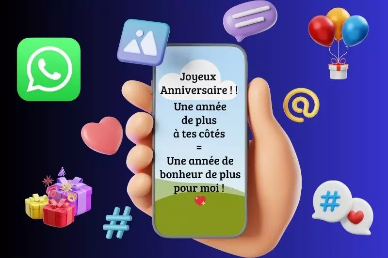 SMS WhatsApp anniversaire amitié téléphone message court rapide ami