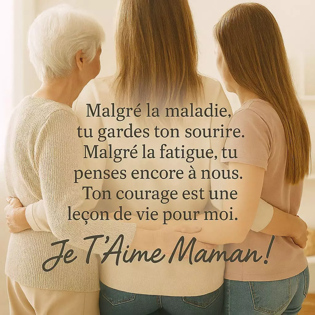 Message Maman Malade – Courage et Amour