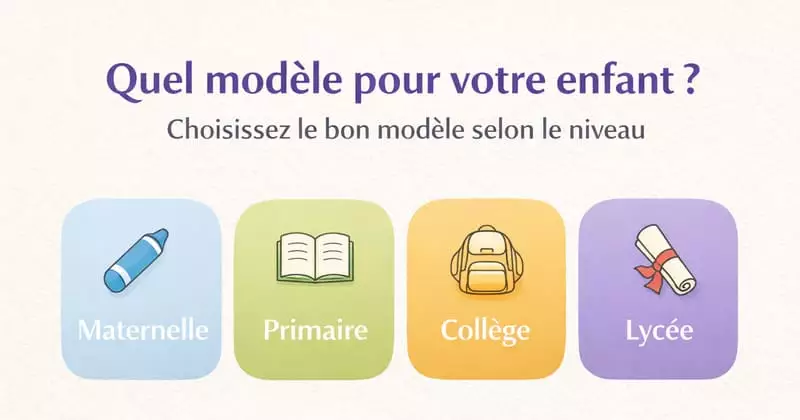 Mot d'excuse pour élève selon le niveau scolaire : maternelle, primaire, collège, lycée