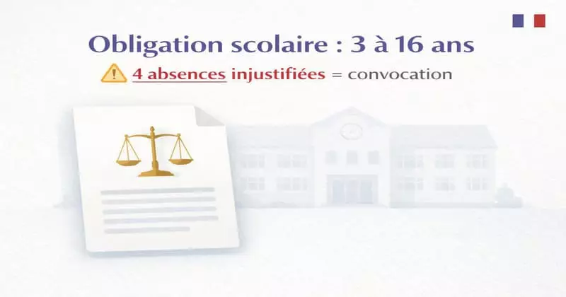 Obligation scolaire en France de 3 à 16 ans – absence et cadre légal