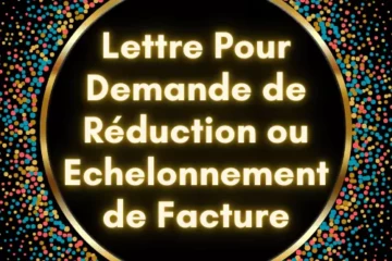 Modèle de lettre pour demander un échelonnement ou une réduction de facture énergie ou télécom