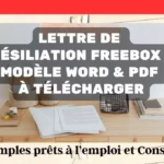 Résiliation Freebox — Modèle Word et PDF