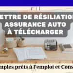 Modèle de lettre de résiliation assurance auto à télécharger en Word et PDF