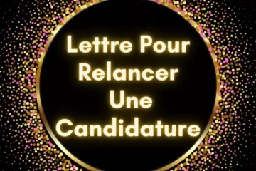 Modèles de lettres pour relancer une candidature