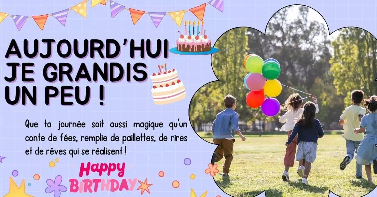 Anniversaire 5 ans ou carte pour les 4 ans enfant déguisement super-héros princesse imagination jeu