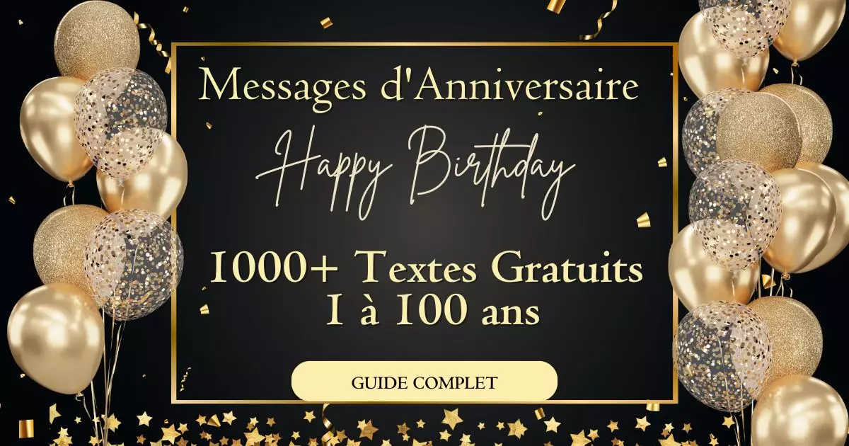 Ecrire un message d'anniversaire original et adapté à l'âge de la personne