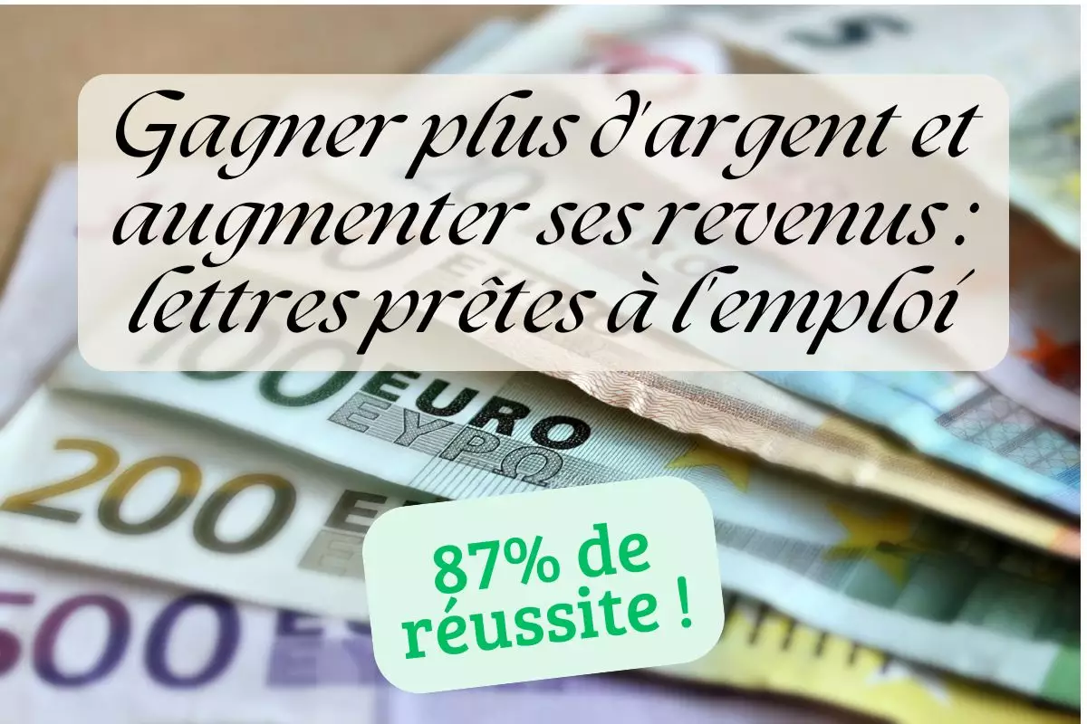 Gagner plus d'argent avec des modèles de courriers gratuites prêts à l'emploi