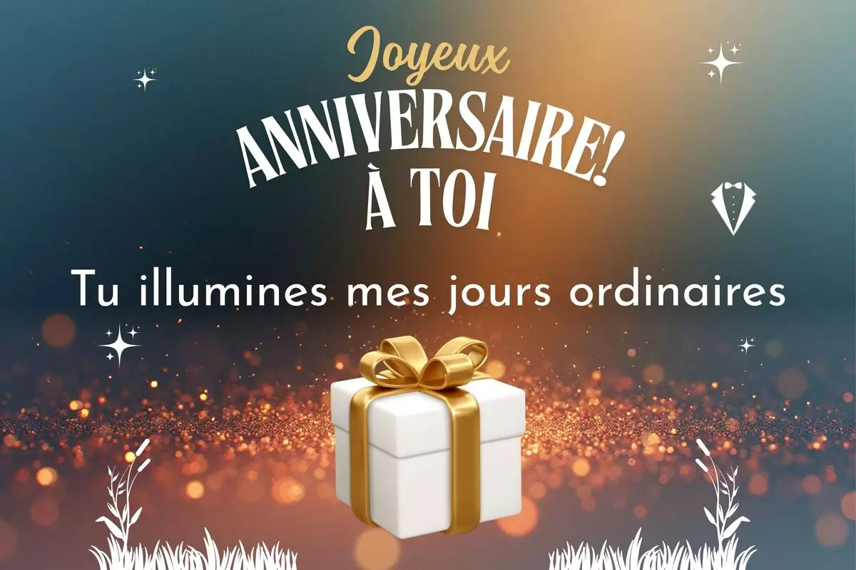 Carte anniversaire amitié touchante avec message sincère qui illumine le quotidien