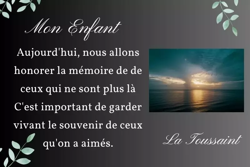 Parent expliquant Toussaint enfant cimetière éducation mort deuil