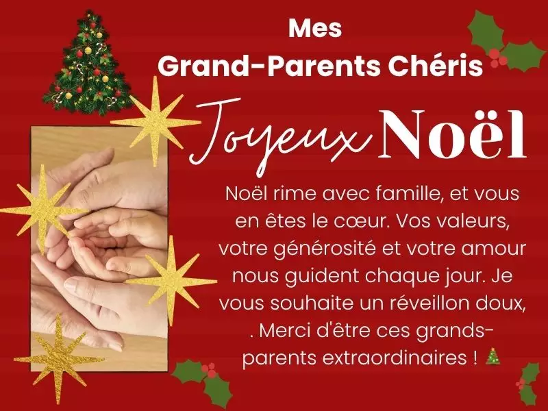 Grands-parents avec leurs petits-enfants célébrant Noël en famille