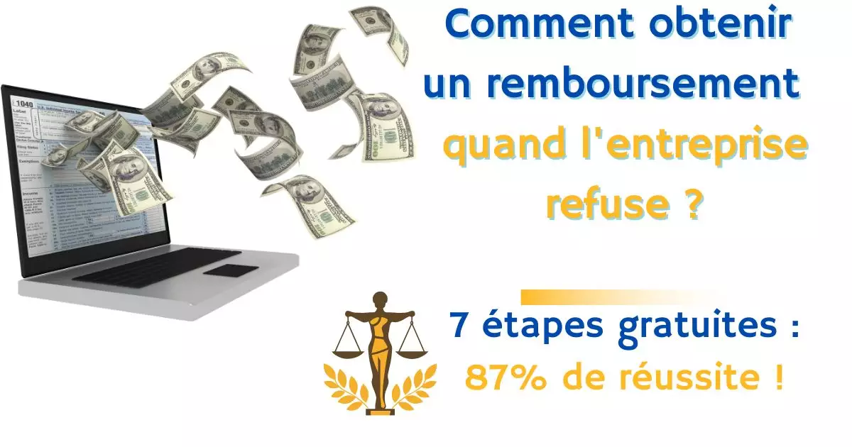 Guide complet pour obtenir un remboursement quand l'entreprise refuse - 7 étapes légales