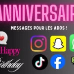 Réseaux sociaux Instagram Snapchat TikTok publication anniversaire ado smartphone Réseaux sociaux Instagram Snapchat TikTok publication anniversaire ado smartphone