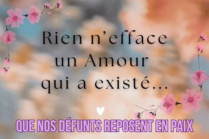 Message court pour la Toussaint pour rendre hommage aux personnes décédées.