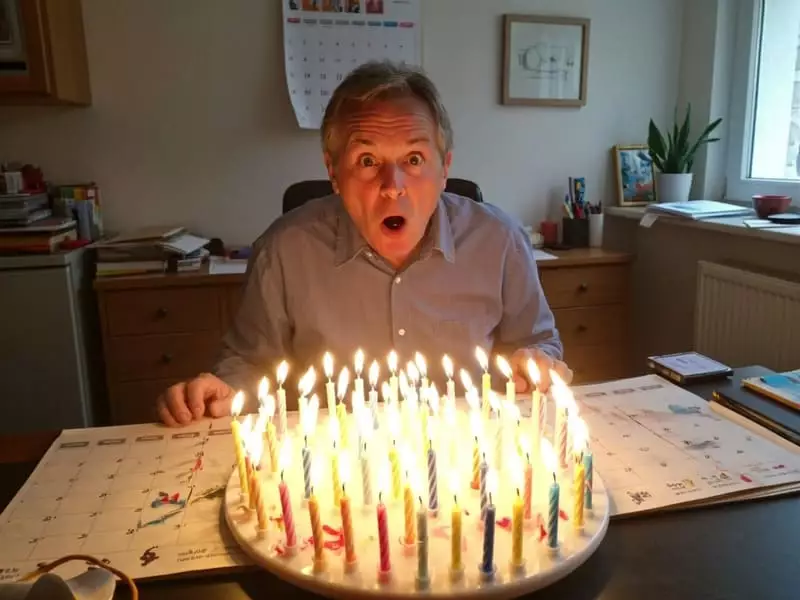 Blague âge bonne année - Humour sur le temps qui passe et vieillir