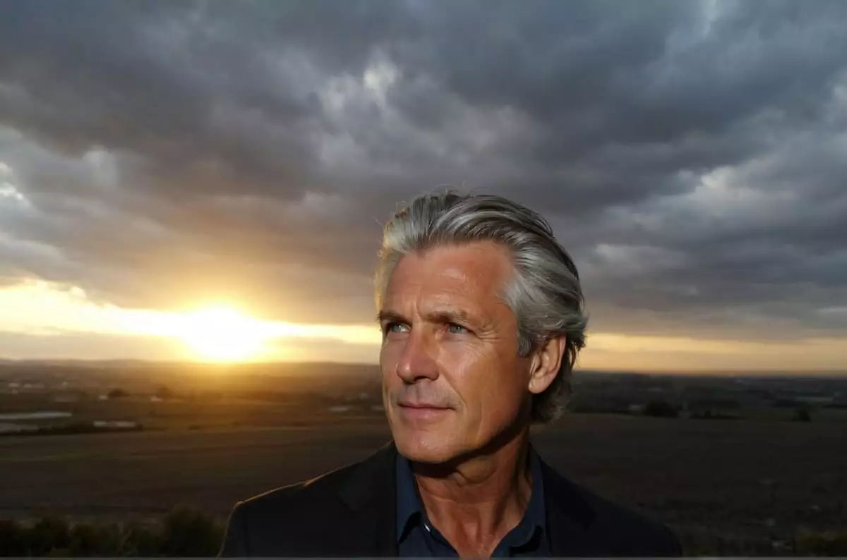 Homme de 50 ans retrouvant espoir et sérénité après divorce difficile, reconstruction personnelle et nouvelle vie