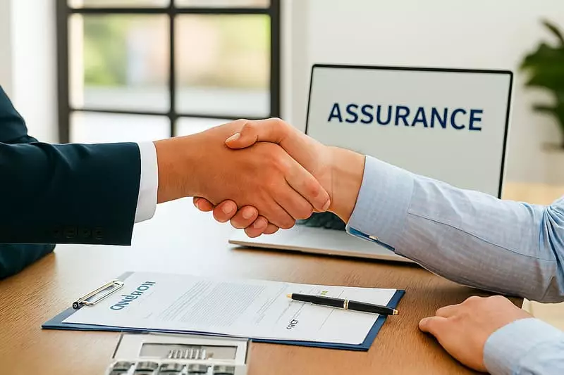 Poignée de main avec nouvel assureur pour délégation résiliation gratuite loi Hamon