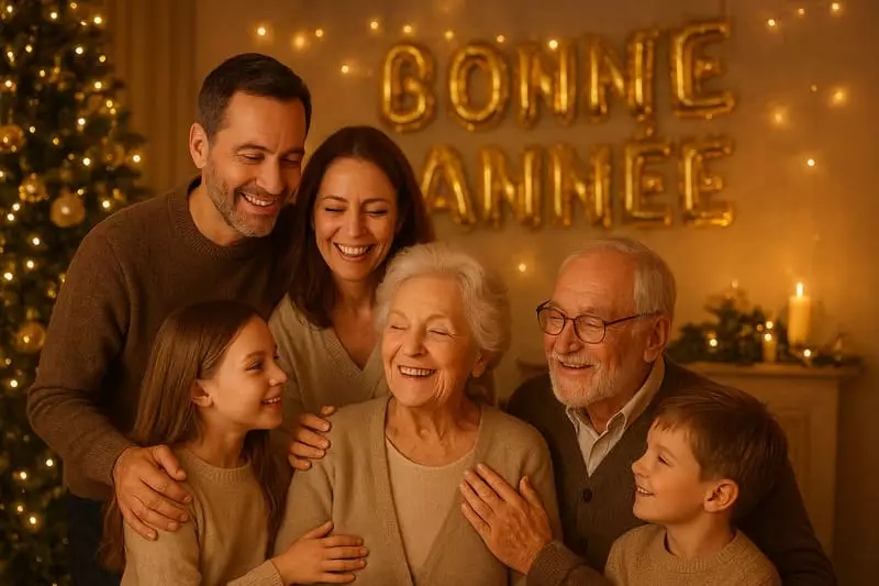 Vœux bonne année 2026 grands-parents - Messages touchants pour mamie et papy