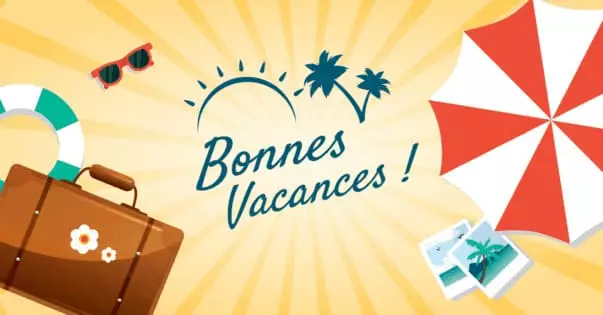 Image bonne vacances pour Facebook Instagram MMS