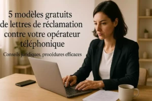 Lettre de Réclamation Opérateur Téléphonique : 5 Modèles Gratuits 2026 - Modèle gratuit