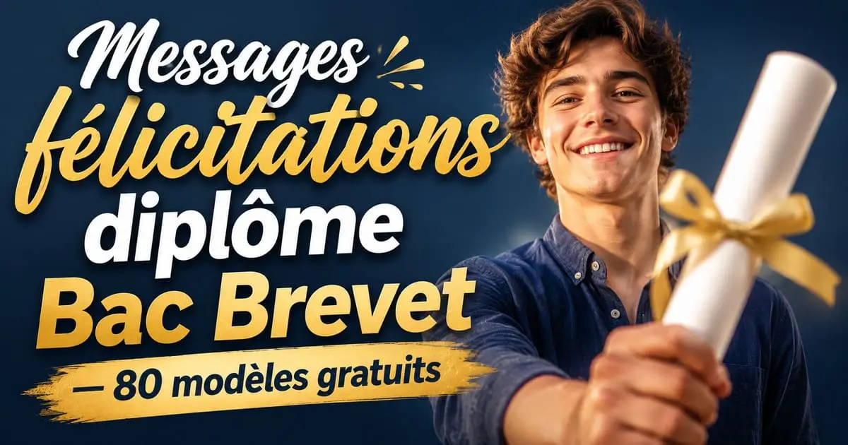 Félicitations Diplôme : 70+ Messages Bac, Brevet, Permis, Concours Gratuits