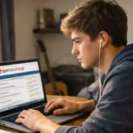 Lettre motivation Parcoursup étudiant lycée ordinateur 2026