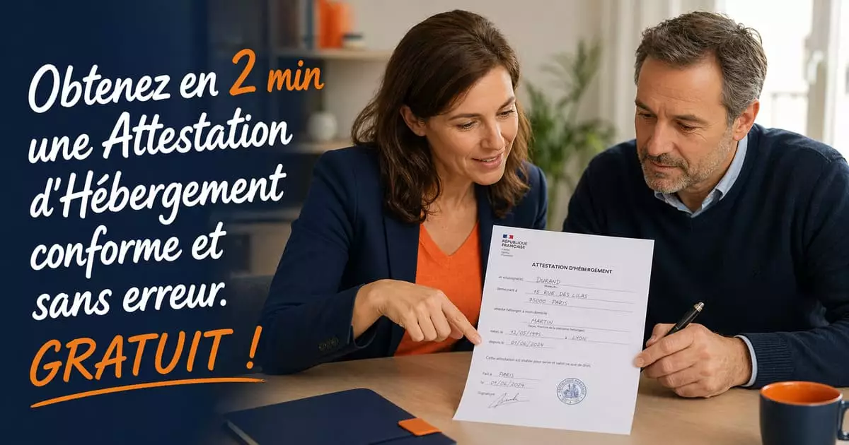 erreurs refus attestation hébergement CAF préfecture conseils conformité 2026