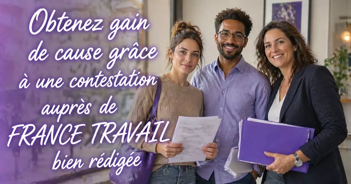 Personnes accompagnées ayant obtenu gain de cause après contestation France Travail