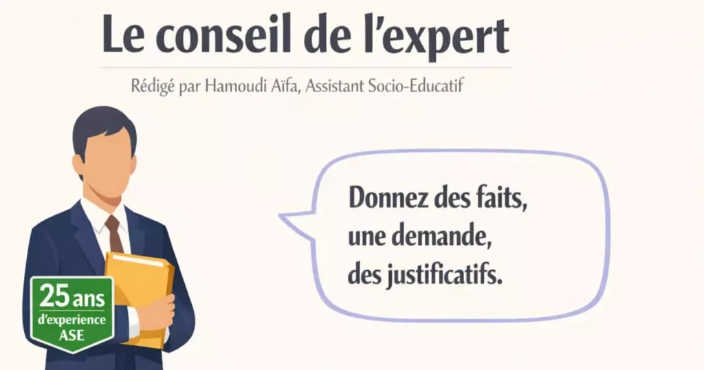 Conseils d'un Assistant Socio-Éducatif pour rédiger une lettre de difficultés financières à l'administration