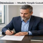 Lettre de démission simple modèle gratuit pret a copier