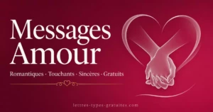 Messages Amour Homme et Femme : Textes Romantiques Gratuits Messages Amour Homme et Femme : Textes Romantiques Gratuits - Modèle gratuit