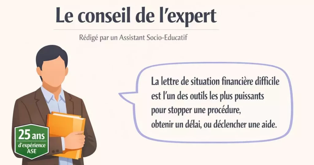Modele Lettre de situation financière difficile gratuite gratuit