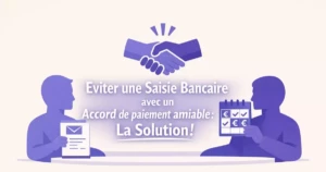 Lettre saisie bancaire : contester, débloquer le solde insaisissable et négocier