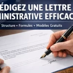 Comment rédiger une lettre administrative efficace en 2026 - guide complet structure formules modèles