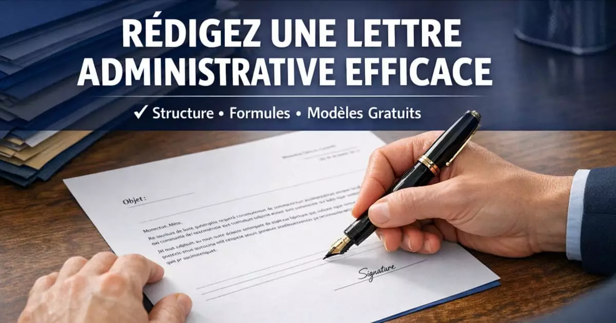 Comment Écrire une Lettre Administrative Efficace | Guide 2026