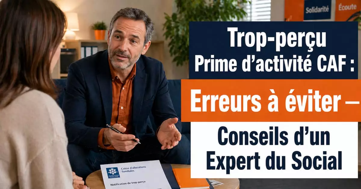 erreurs à éviter trop-perçu prime d'activité conseils ASE terrain