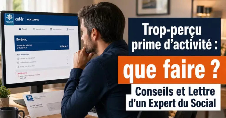 Trop-perçu de prime d&rsquo;activité : vérifier, contester ou rembourser