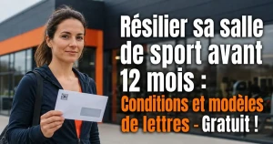 Résilier sa salle de sport avant 12 mois : conditions légales,   modèles de lettres et erreurs à éviter en 2026