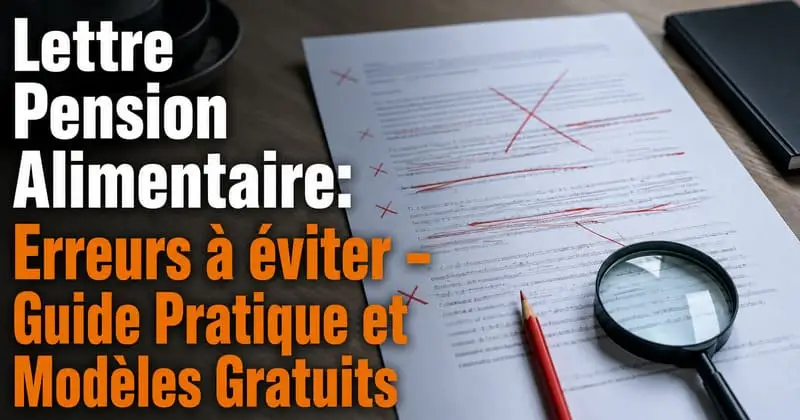 Lettre de demande de pension alimentaire pour père divorcé — 3 modèles gratuits à télécharger erreurs à éviter lettre pension alimentaire père - guide pratique