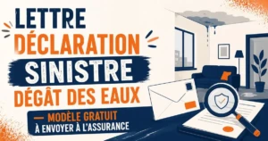 Lettre Déclaration Sinistre Dégât des Eaux : 4 Modèles Gratuits + Guide Procédure